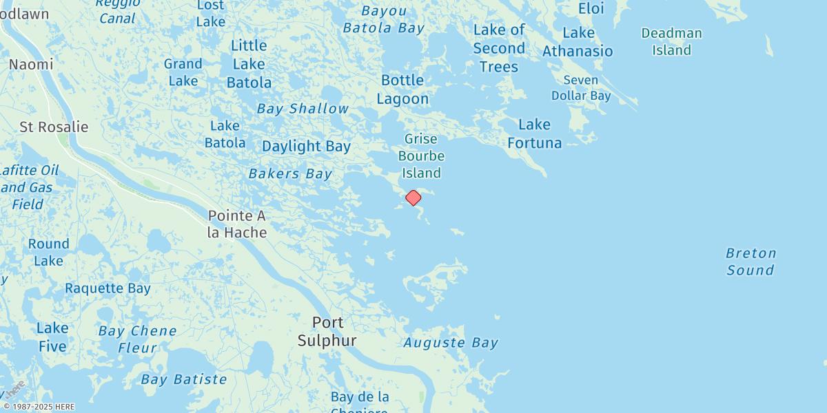 Map of Bay Gardene