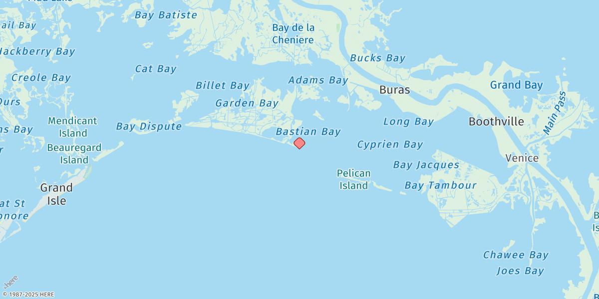 Map of Bastian Island