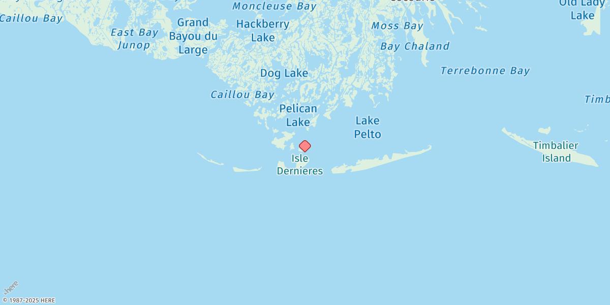 Map of Caillou Boca
