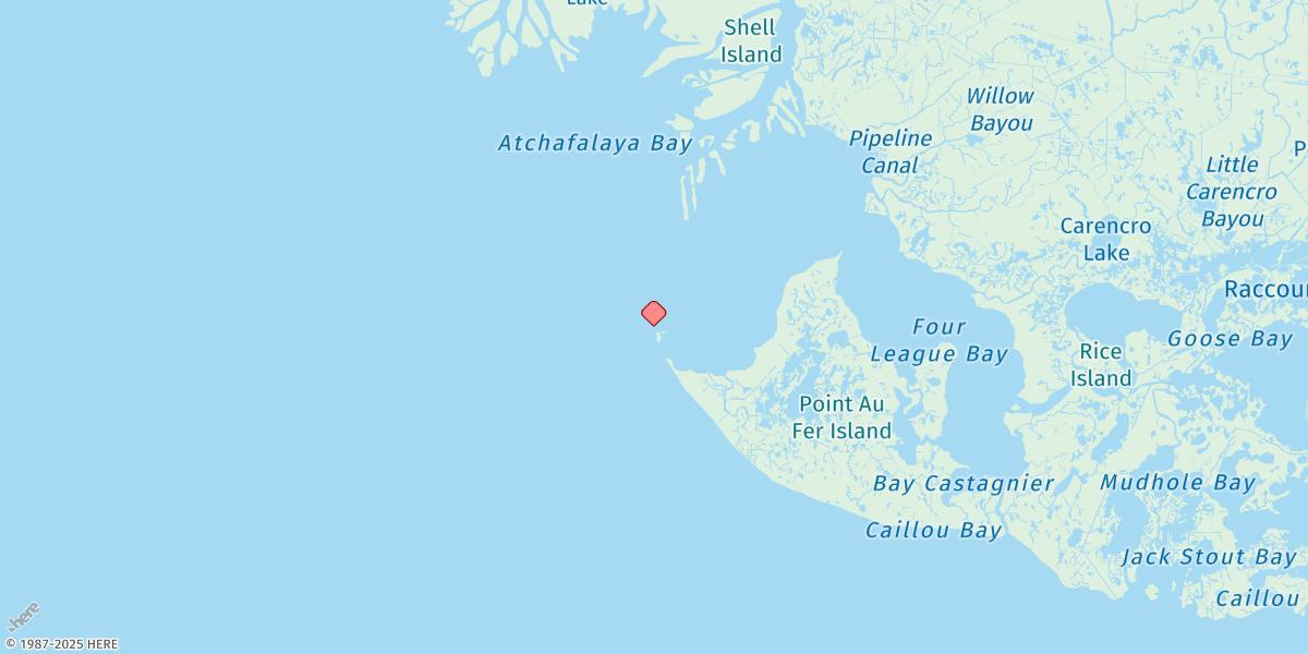 Map of Point Au Fer