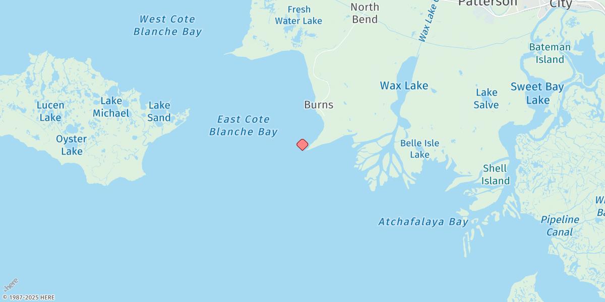 Map of Point Chevreuil