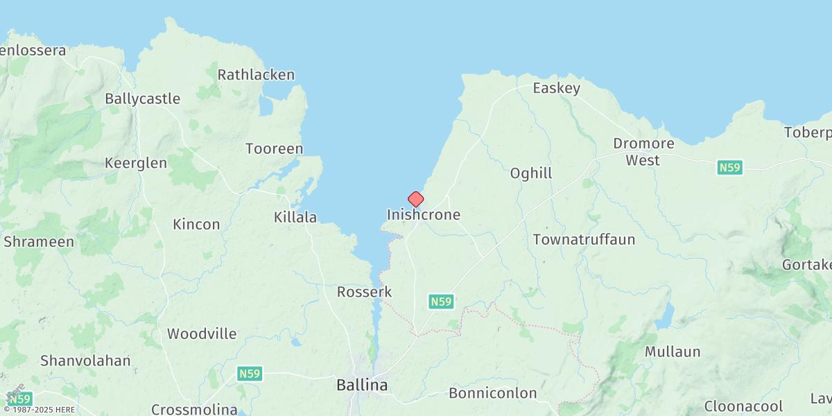 Map of Killala Bay (Inishcrone)