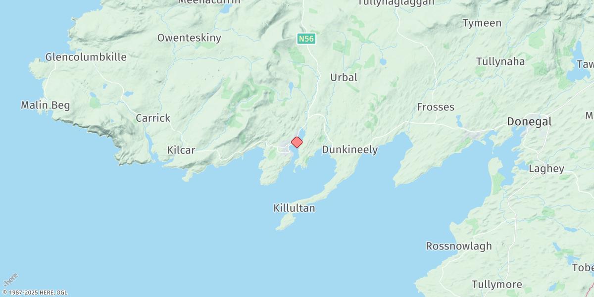 Map of Killybegs