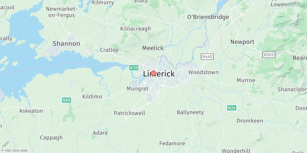 Map of Limerick Dock