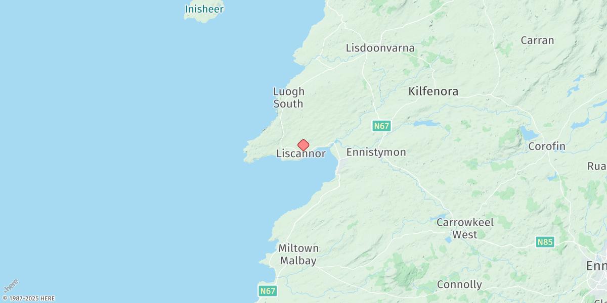 Map of Liscannor