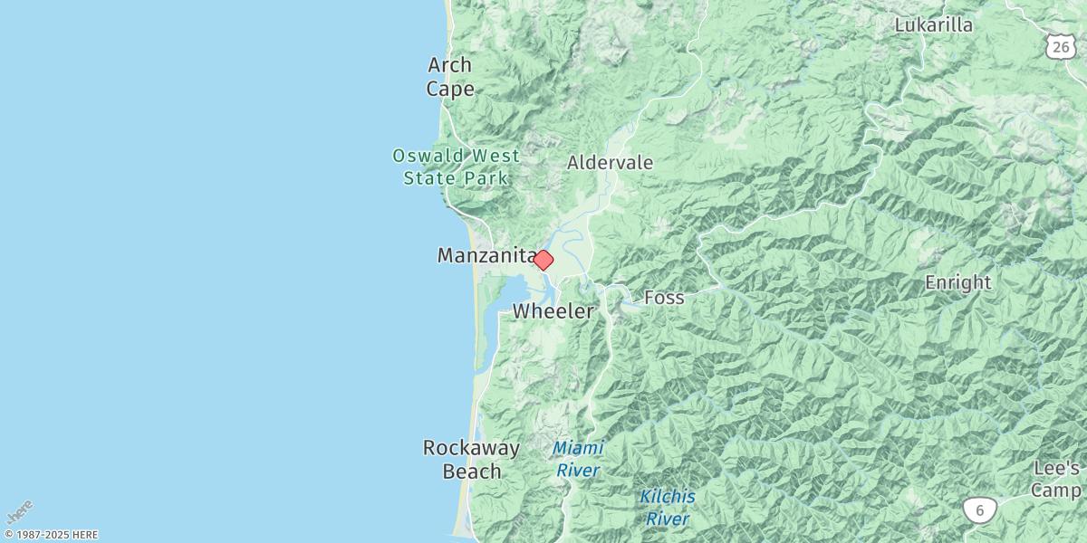 Map of Nehalem