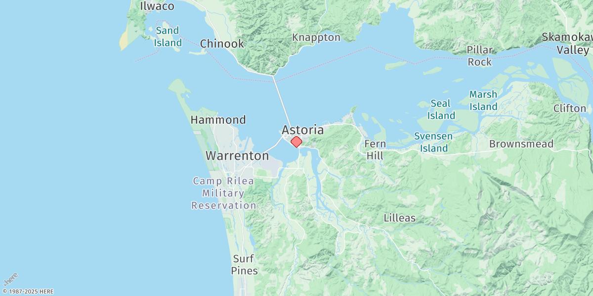 Map of Astoria (Youngs Bay), Oreg.