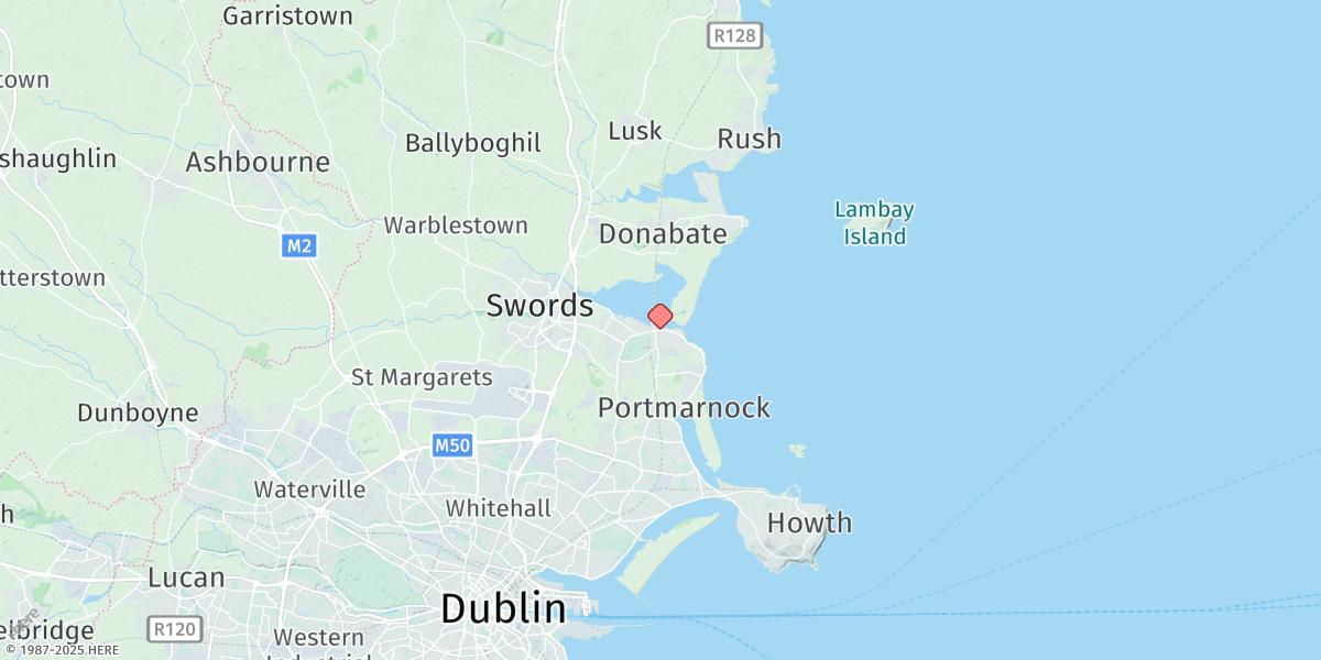 Map of Malahide