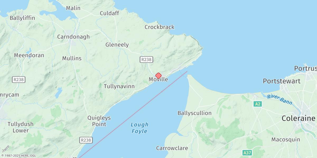 Map of Moville