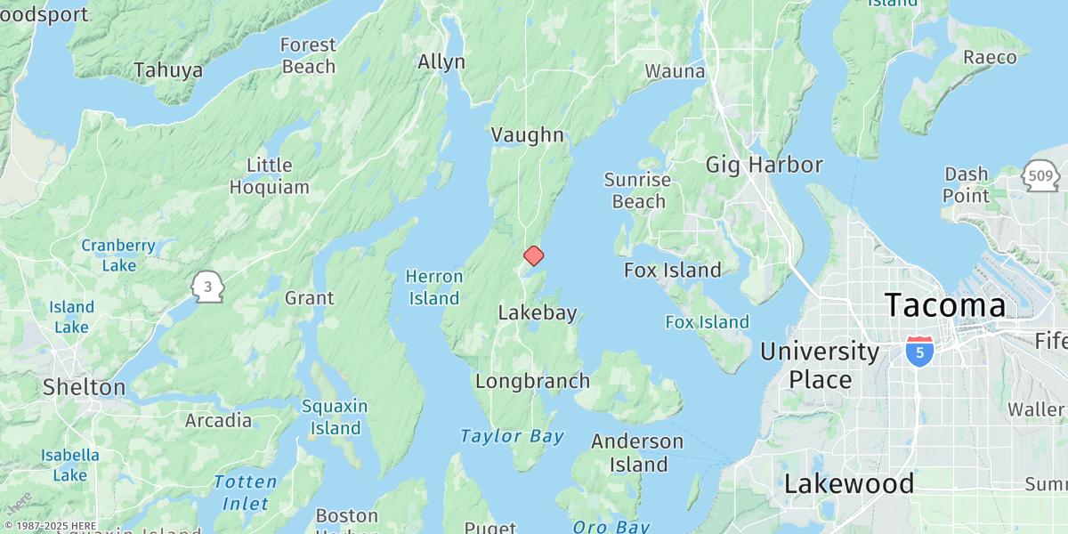 Map of Home, Von Geldern Cove, Carr Inlet