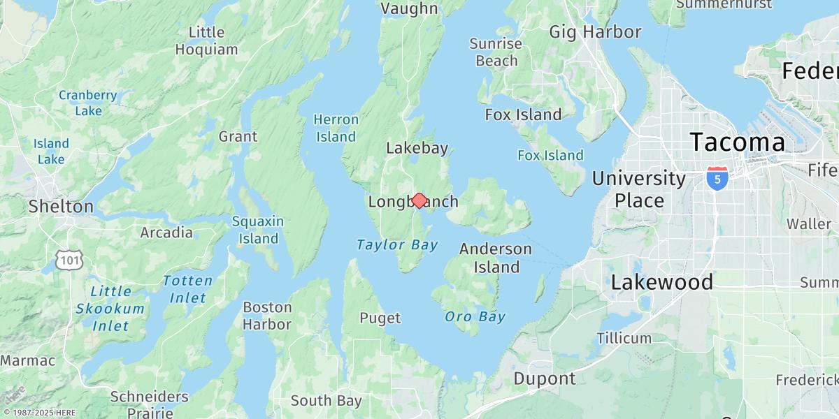 Map of Longbranch, Filucy Bay