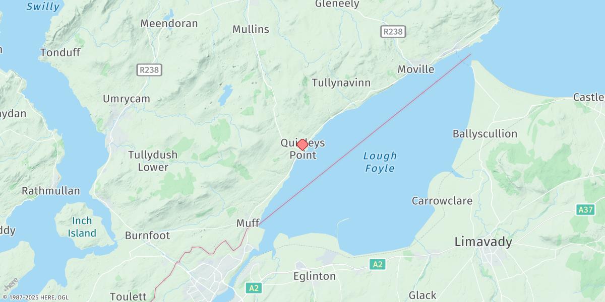 Map of Quigleys Point