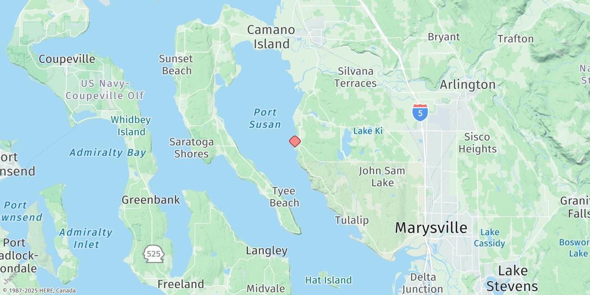 Map of Kayak Point