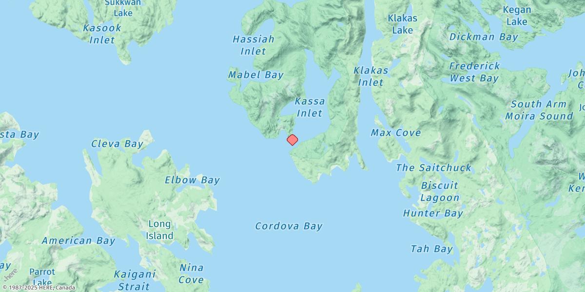 Map of Kassa Inlet Entrance
