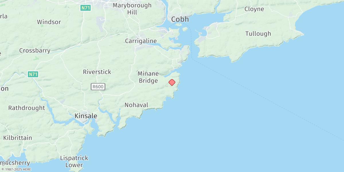 Map of Roberts Cove