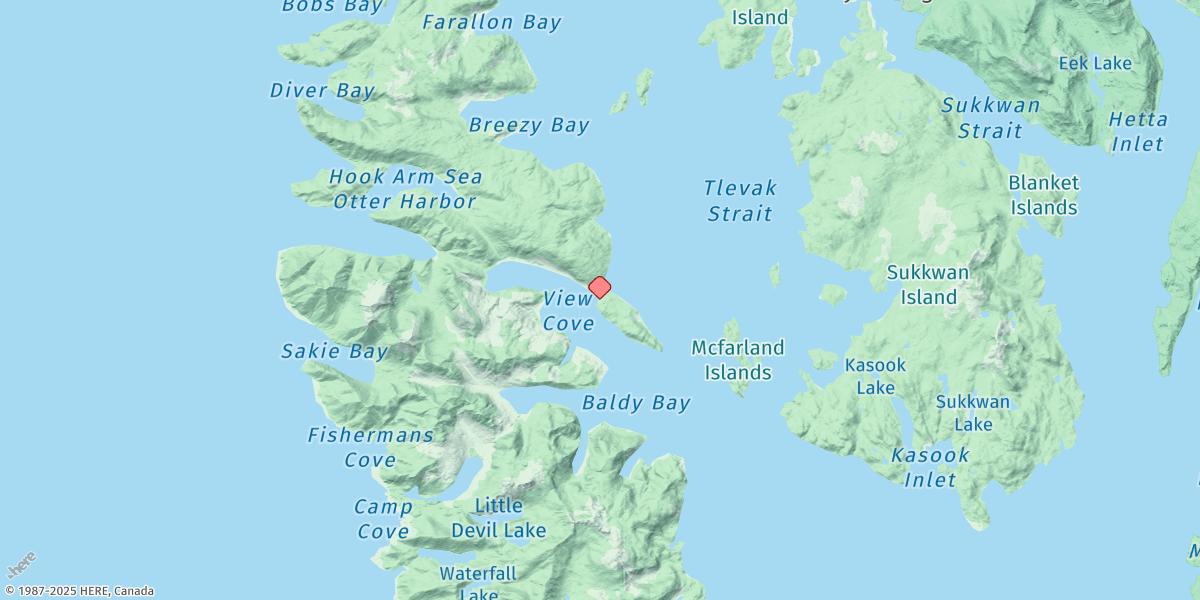 Map of View Cove