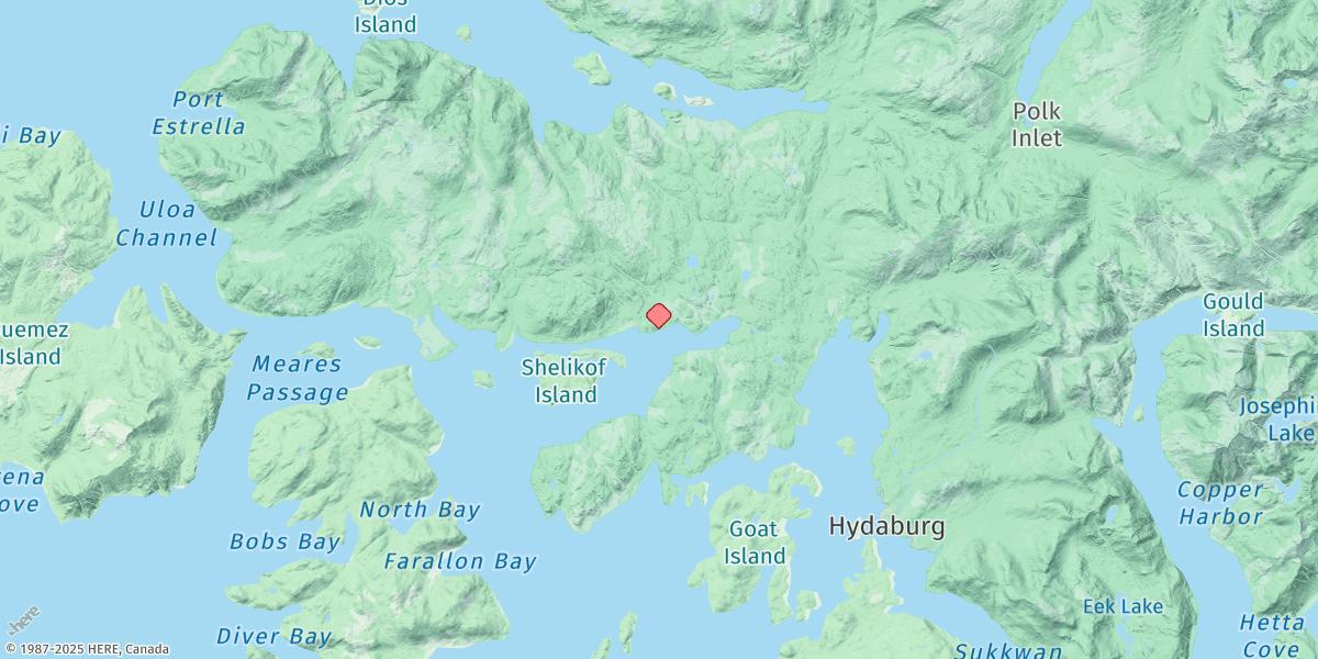 Map of Soda Bay