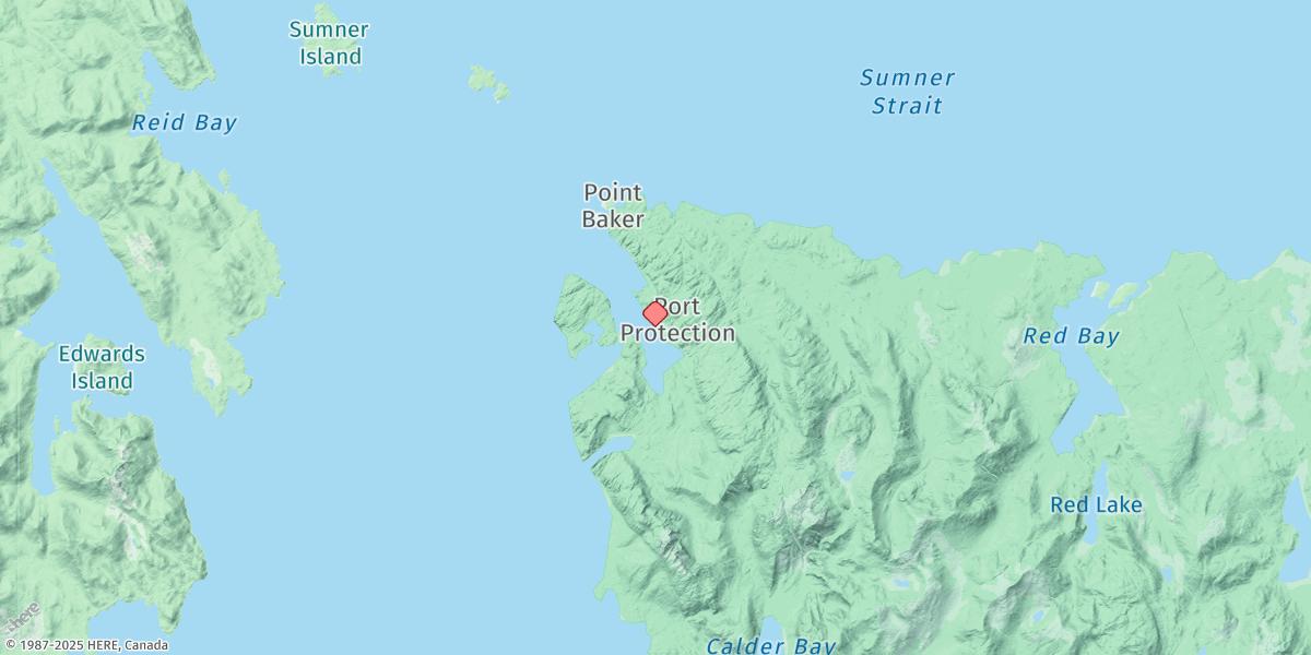 Map of Port Protection, Prince Of Wales Island.