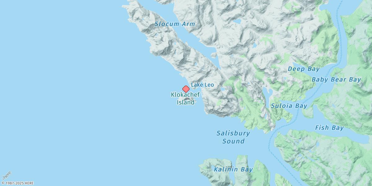 Map of Klokachef Island