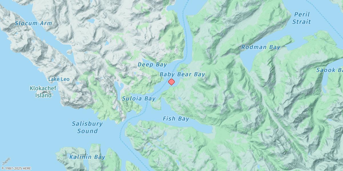 Map of Bear Bay