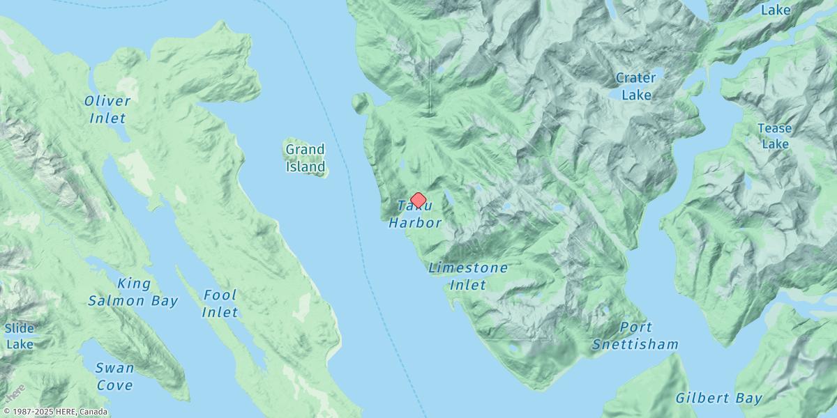 Map of Taku Harbor
