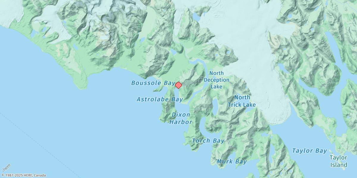 Map of Dixon Harbor