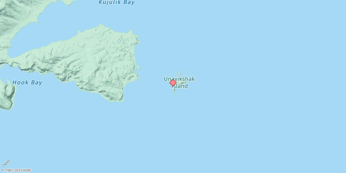Map of Unavikshak Island