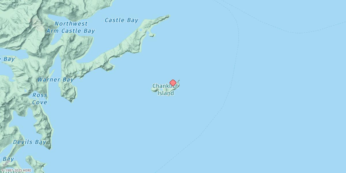 Map of Chankliut Island