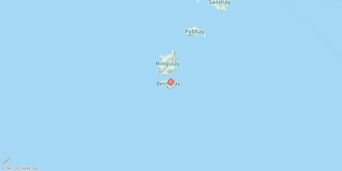 Map of Barra Head