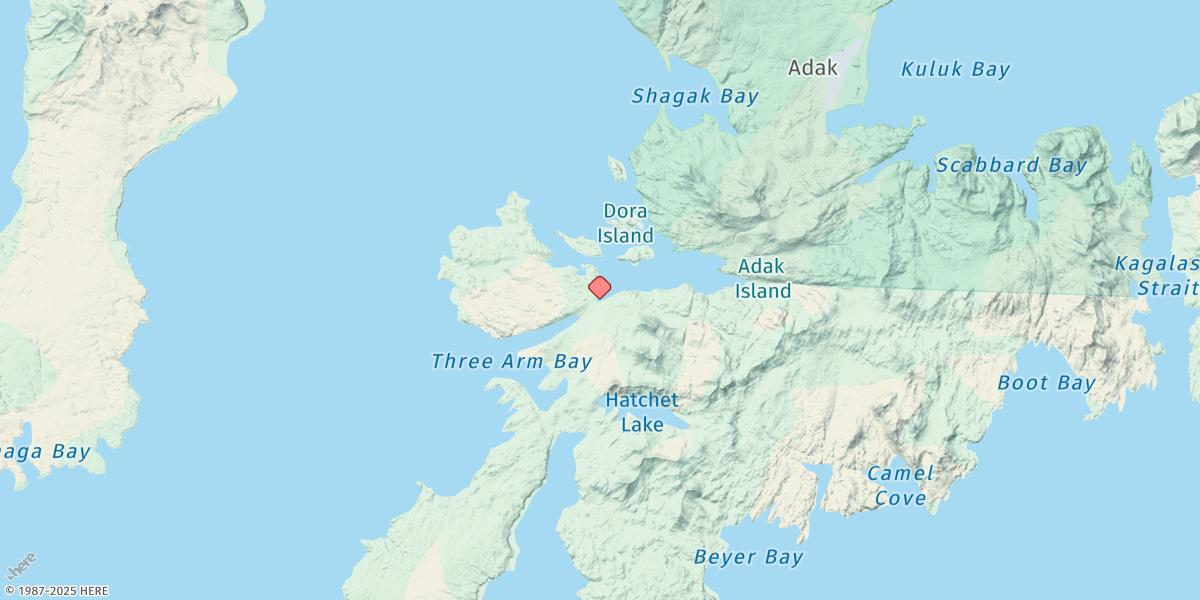 Map of Unalga Bight