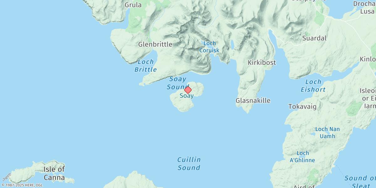 Map of Camus Nan Gall
