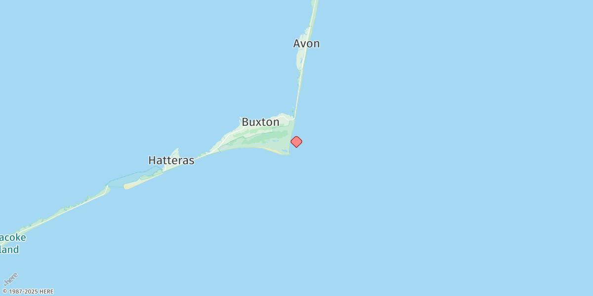 Map of Cape Hatteras