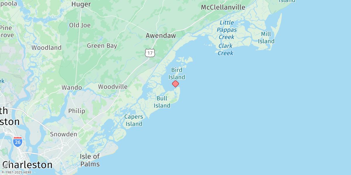 Map of Jack Creek Entrance