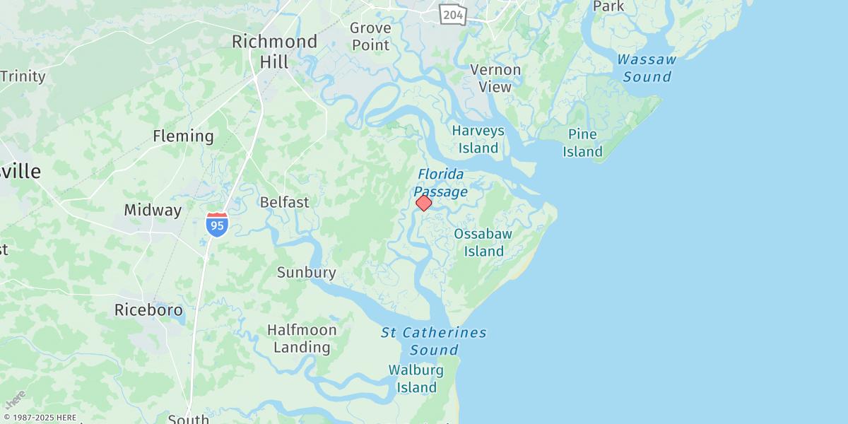Map of Florida Passage, Bear River