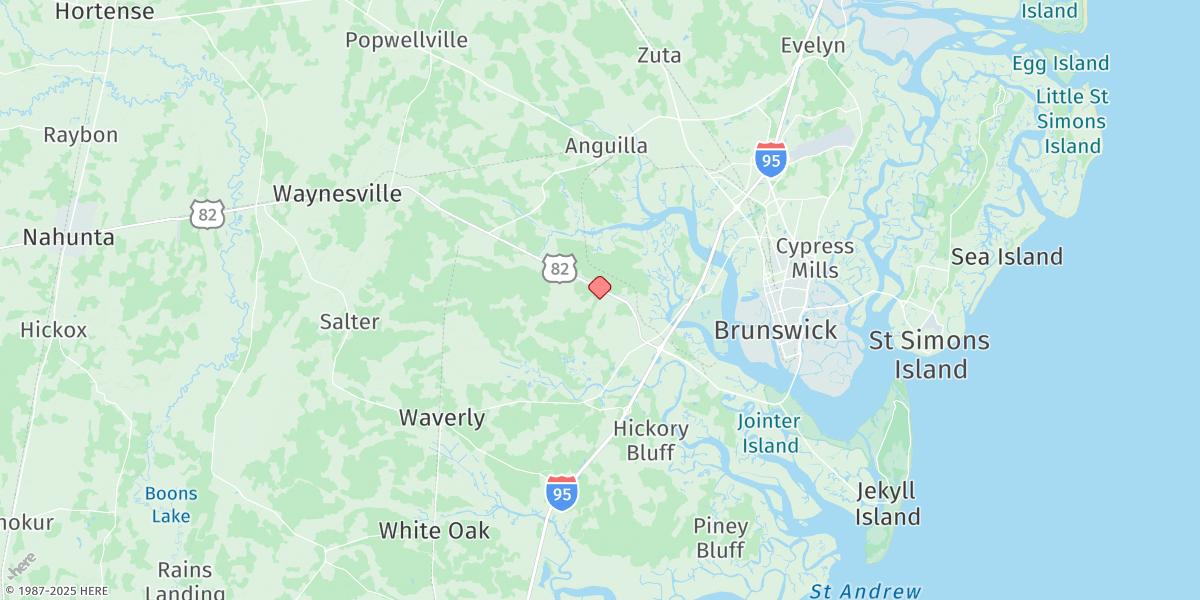 Map of Below Spring Bluff