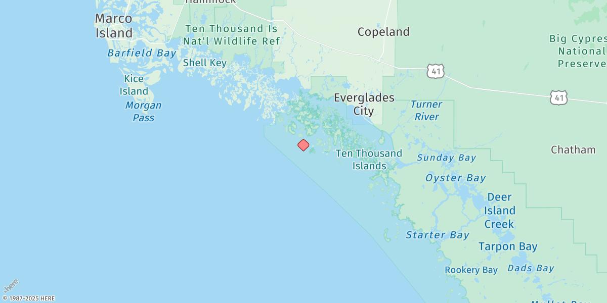 Map of Indian Key