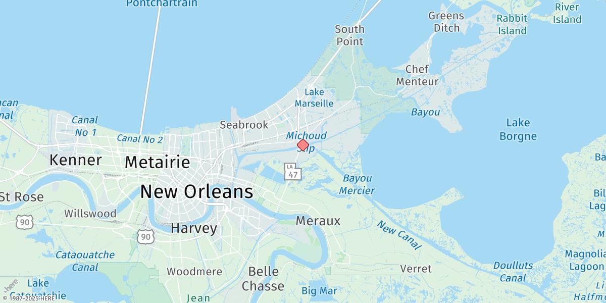 Map of Paris Road Bridge (Icww)