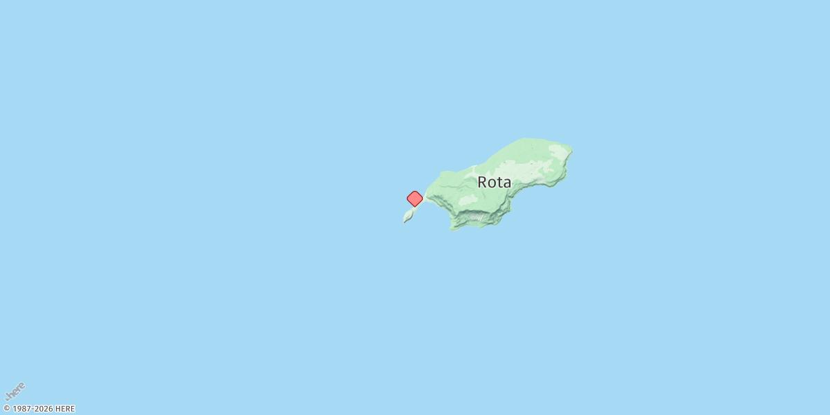 Map of Rota Island