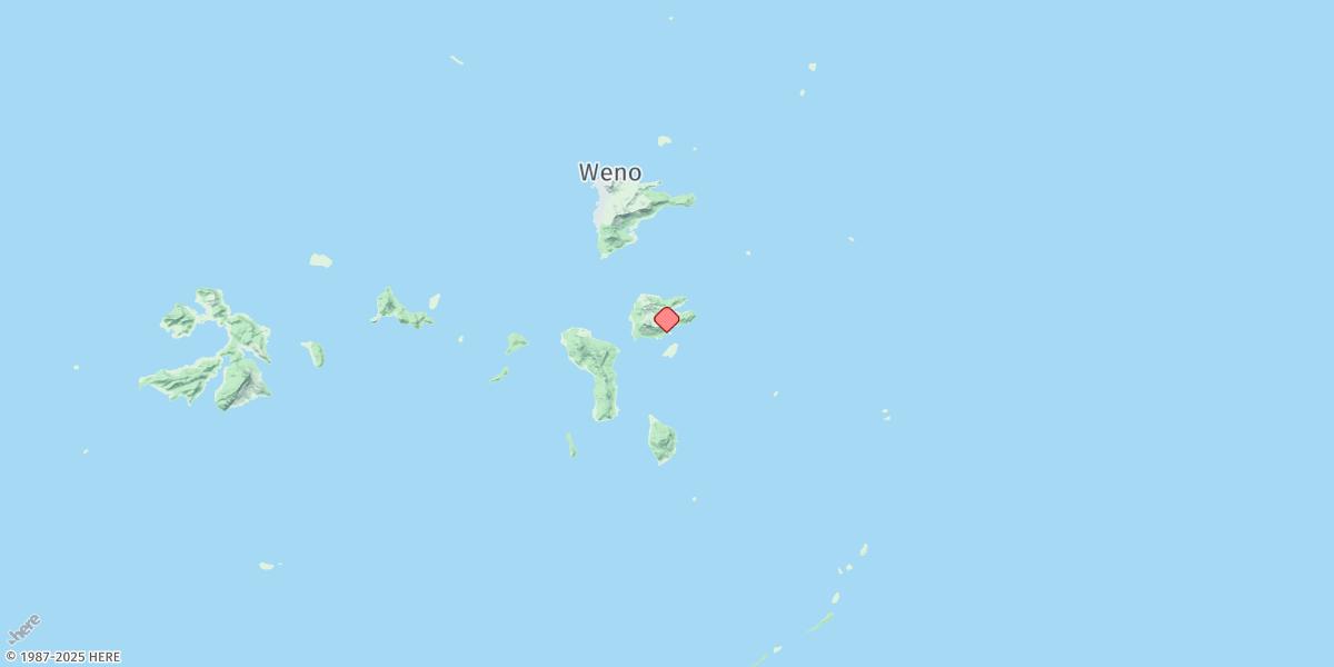 Map of Dublon Island, Truk Islands