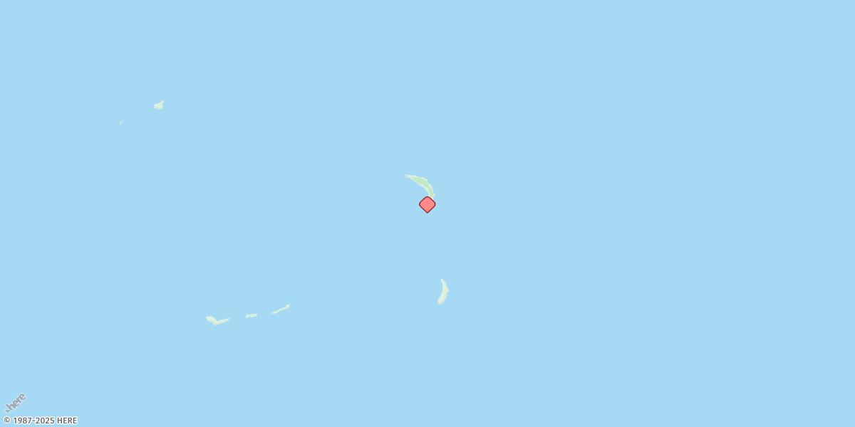 Map of Bikini Atoll