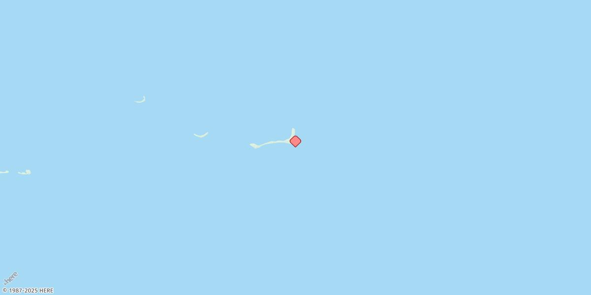 Map of Rongelap Island, Rongelap Atoll