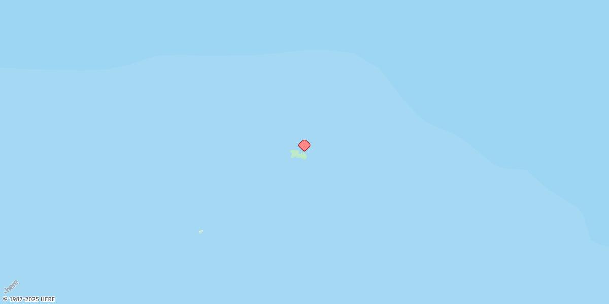 Map of Kwajalein Atoll (Namur Island)