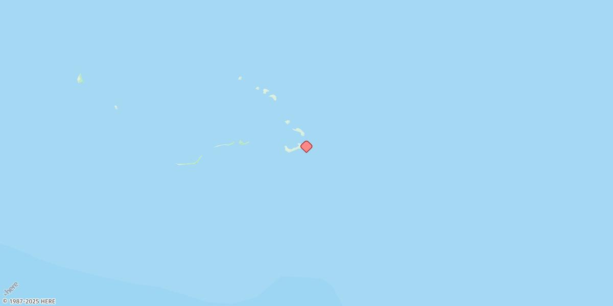 Map of Likiep Atoll