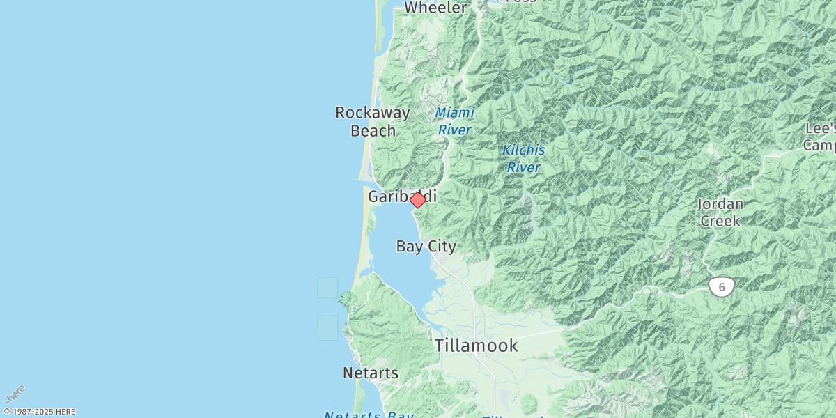Map of Miami Cove