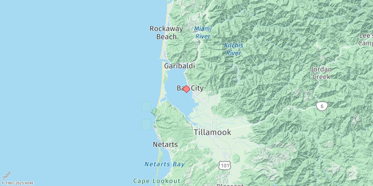 Map of Bay City