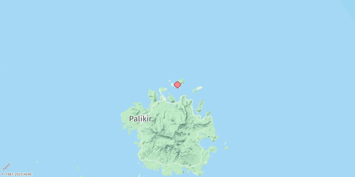 Map of Pohnpei