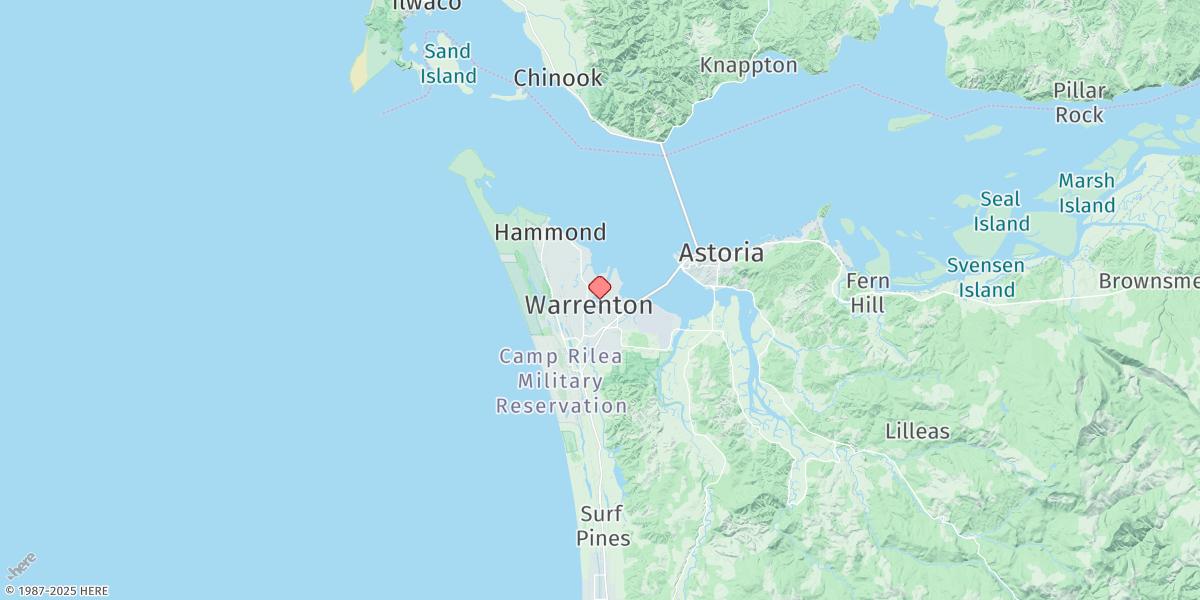 Map of Warrenton, Skipanon River, Oreg.