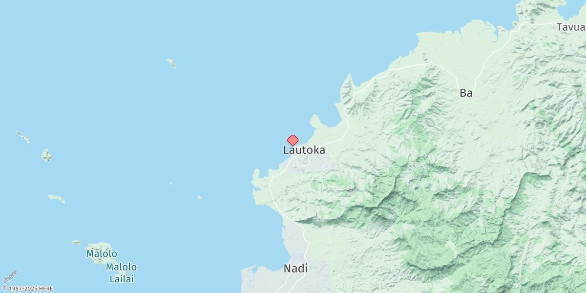 Map of Lautoka