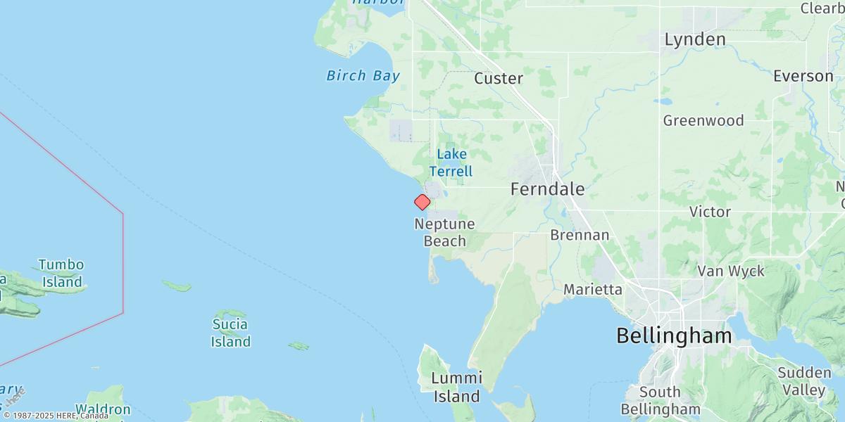 Map of Ferndale