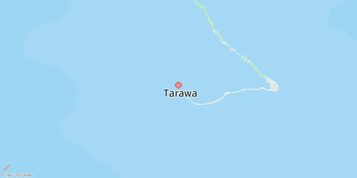 Map of Tarawa (Betio)